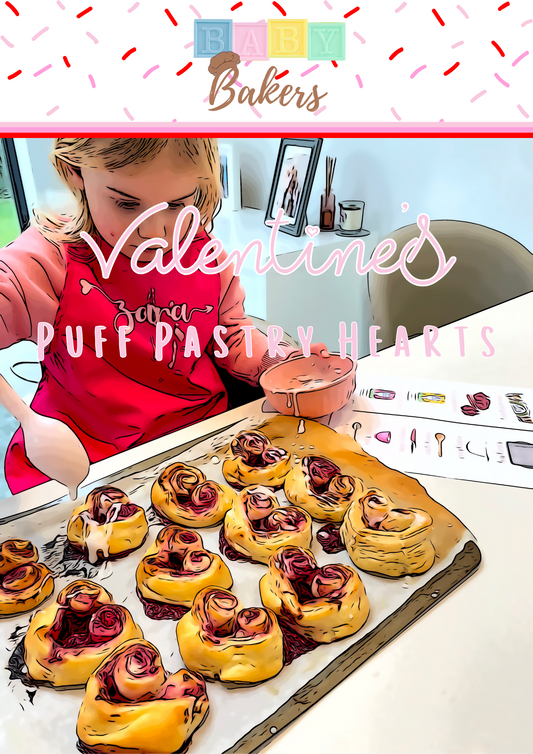 Valentine's Puff Pastry Hearts